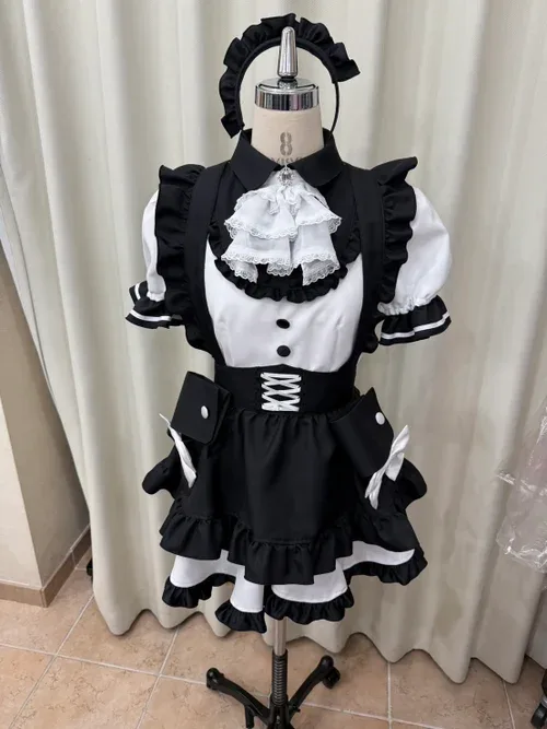 クラシックブラックメイド衣装